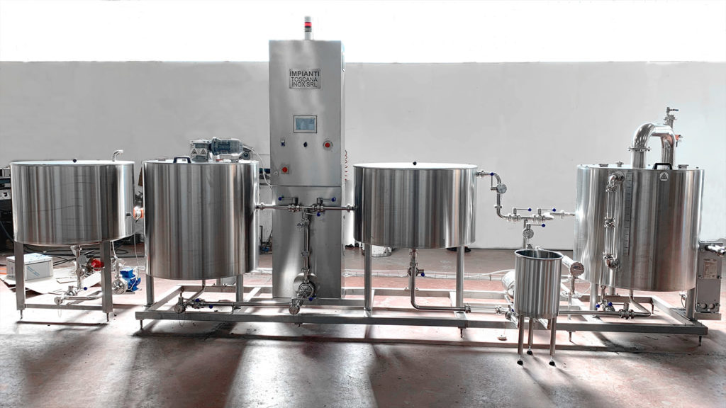 Impianto Produzione Birra a Fiamma Toscana Inox - 01