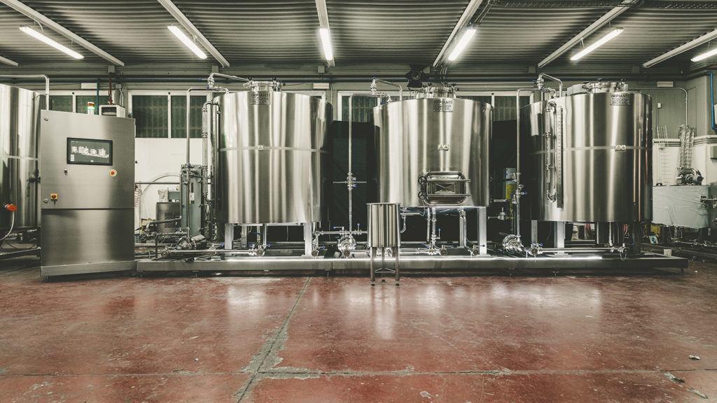 Impianto Produzione Birra a Fiamma Toscana Inox