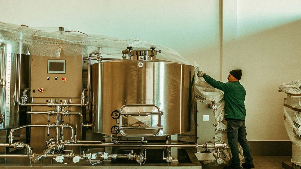 Impianto Produzione Birra a Vapore